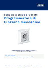 Programmatore di funzione meccanico Scheda tecnica prodotto IT