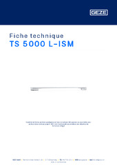 TS 5000 L-ISM Fiche technique FR