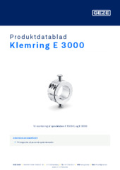Klemring E 3000 Produktdatablad DA