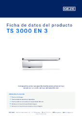TS 3000 EN 3 Ficha de datos del producto ES