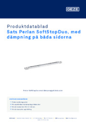 Sats Perlan SoftStopDuo, med dämpning på båda sidorna Produktdatablad SV