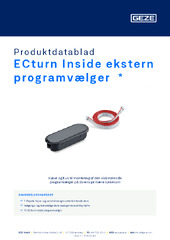 ECturn Inside ekstern programvælger  * Produktdatablad DA