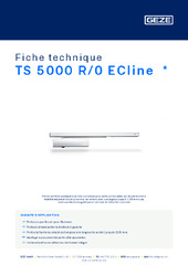 TS 5000 R/0 ECline  * Fiche technique FR