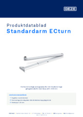 Standardarm ECturn Produktdatablad SV