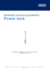 Power lock Scheda tecnica prodotto IT