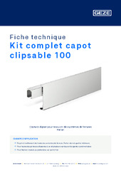 Kit complet capot clipsable 100 Fiche technique FR