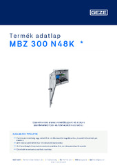 MBZ 300 N48K  * Termék adatlap HU