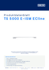 TS 5000 E-ISM ECline Produktdatenblatt DE