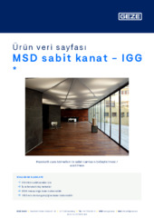 MSD sabit kanat - IGG  * Ürün veri sayfası TR