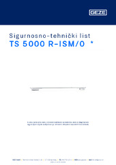 TS 5000 R-ISM/0  * Sigurnosno-tehnički list HR