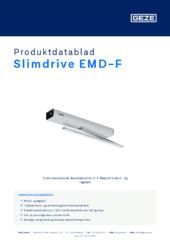 Slimdrive EMD-F Produktdatablad DA