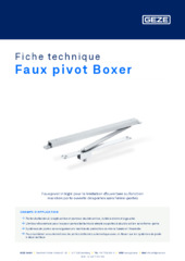 Faux pivot Boxer Fiche technique FR