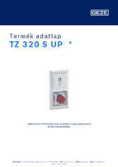 TZ 320 S UP  * Termék adatlap HU