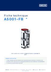 A5001-FB  * Fiche technique FR