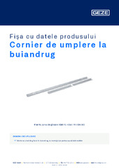Cornier de umplere la buiandrug Fișa cu datele produsului RO