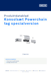 Konsolsæt Powerchain tag specialversion Produktdatablad DA