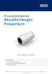 Akselforlenger Powerturn Produktdatablad NB