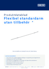 Flexibel standardarm utan tillbehör  * Produktdatablad SV
