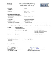 Declaration of conformity DE EN (70078)