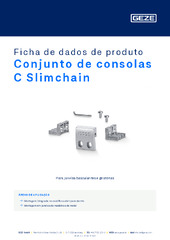 Conjunto de consolas C Slimchain Ficha de dados de produto PT