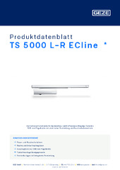 TS 5000 L-R ECline  * Produktdatenblatt DE