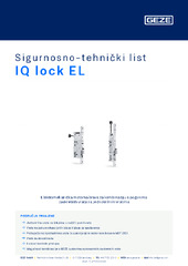 IQ lock EL Sigurnosno-tehnički list HR