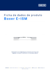 Boxer E-ISM Ficha de dados de produto PT