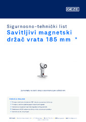 Savitljivi magnetski držač vrata 185 mm  * Sigurnosno-tehnički list HR