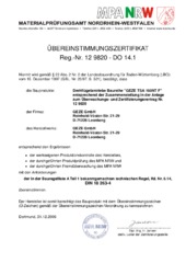 Zertifikat DE (740839)