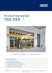 TSA 355  * Produktdatablad DA
