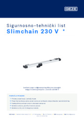 Slimchain 230 V  * Sigurnosno-tehnički list HR