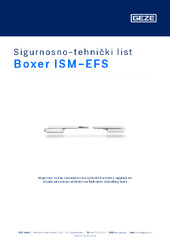 Boxer ISM-EFS Sigurnosno-tehnički list HR