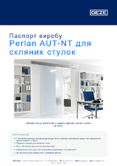 Perlan AUT-NT для скляних стулок Паспорт виробу UK