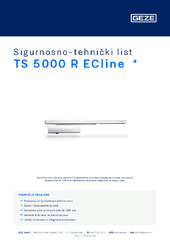 TS 5000 R ECline  * Sigurnosno-tehnički list HR