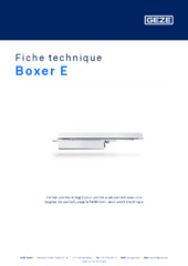 Boxer E Fiche technique FR