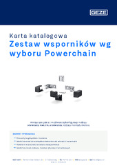 Zestaw wsporników wg wyboru Powerchain Karta katalogowa PL
