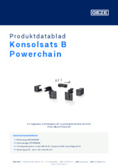 Konsolsats B Powerchain Produktdatablad SV