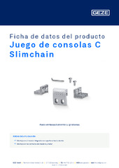 Juego de consolas C Slimchain Ficha de datos del producto ES