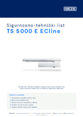 TS 5000 E ECline Sigurnosno-tehnički list HR
