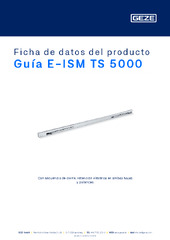 Guía E-ISM TS 5000 Ficha de datos del producto ES