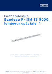 Bandeau R-ISM TS 5000, longueur spéciale  * Fiche technique FR