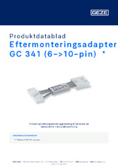 Eftermonteringsadapter GC 341 (6->10-pin)  * Produktdatablad DA