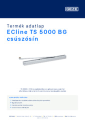 ECline TS 5000 BG csúszósín Termék adatlap HU