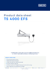 TS 4000 EFS Product data sheet EN