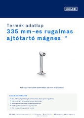 335 mm-es rugalmas ajtótartó mágnes  * Termék adatlap HU