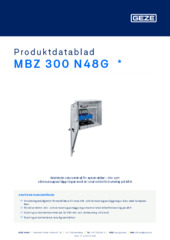 MBZ 300 N48G  * Produktdatablad SV