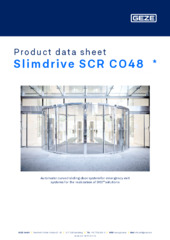 Slimdrive SCR CO48  * Product data sheet EN