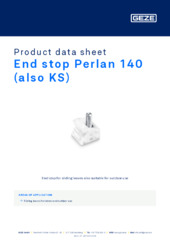 End stop Perlan 140 (also KS) Product data sheet EN