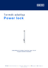 Power lock Termék adatlap HU
