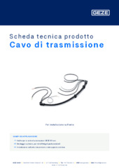 Cavo di trasmissione Scheda tecnica prodotto IT